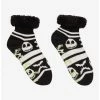 Promo ⌛ The Nightmare Before ❄ Christmas Jack & Bat Cozy Slipper 🧦 Socks ❤️