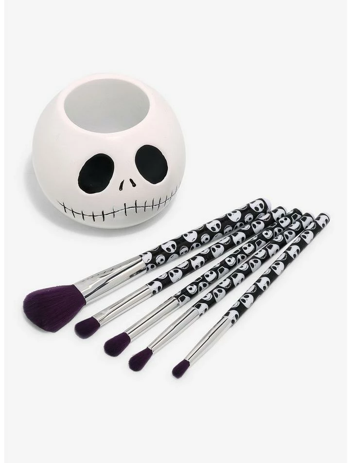 Budget 🎁 The Nightmare Before 🎁 Christmas Jack Skellington Makeup Brush Holder 🌟 - Image 2