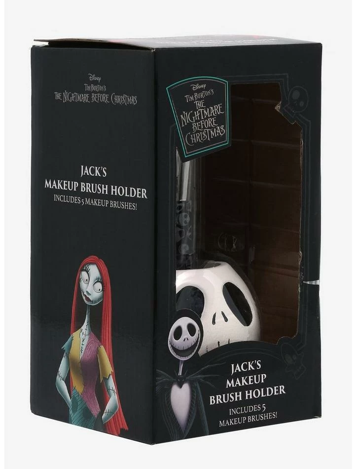 Budget 🎁 The Nightmare Before 🎁 Christmas Jack Skellington Makeup Brush Holder 🌟 - Image 3
