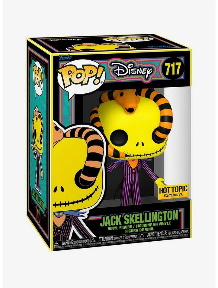 Best reviews of 💯 Funko The Nightmare Before 🎄 Christmas Pop! Jack Snake Blacklight Vinyl Figure Hot Topic Exclusive 🔥 - Image 2