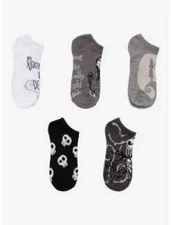 Top 10 ๐ฅ The Nightmare Before ๐ Christmas Jack & Sally No-Show ๐งฆ Socks 5 Pair ๐ฅฐ