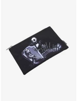Discount 🧨 Loungefly The Nightmare Before ❄ Christmas Jack & Sally Grave Date Makeup Bag 👏