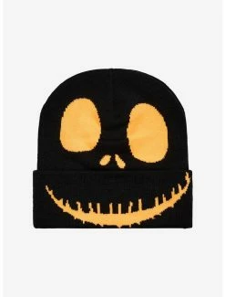 Best reviews of ⭐ The Nightmare Before 🎄 Christmas Orange Jack Skellington Beanie 🤩