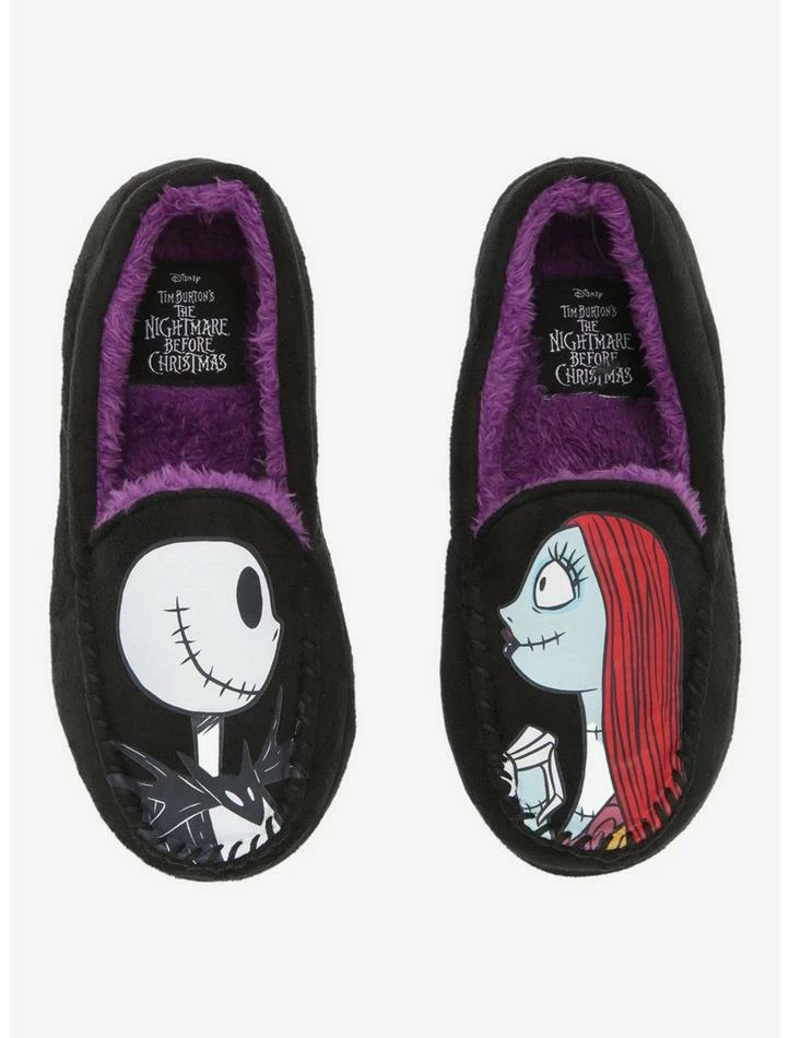 Coupon ❤️ The Nightmare Before 🎁 Christmas Jack & Sally Slippers 🔔