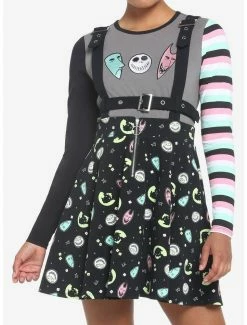 Best deal 🌟 The Nightmare Before 🎄 Christmas Oogie's Boys Harness Suspender 👗 Skirt ⭐