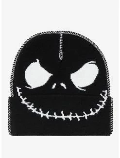 Coupon 🥰 The Nightmare Before 🎅 Christmas Jack Contrast Stitch Beanie 🧨