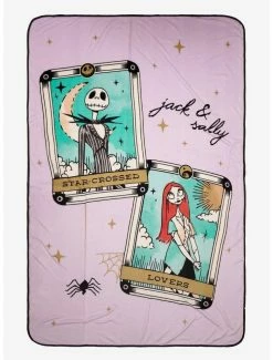 Top 10 🧨 The Nightmare Before ❄ Christmas Tarot Card Throw Blanket ✔️
