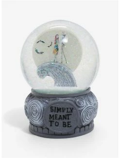 Best Sale ๐ The Nightmare Before ๐ Christmas Jack & Sally Snow Globe Hot Topic Exclusive ๐