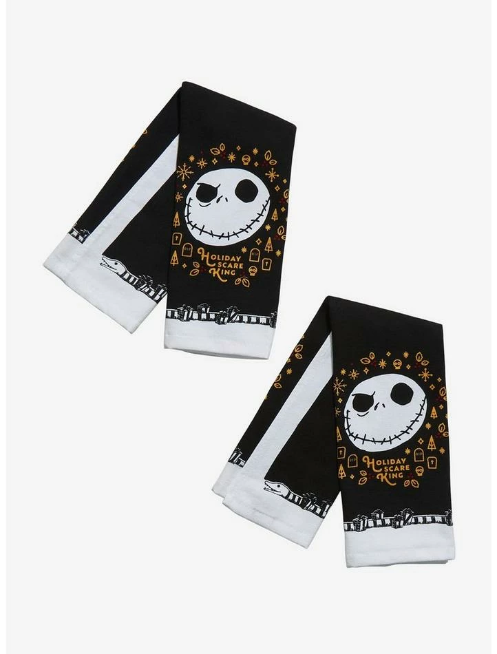 Brand new ๐ The Nightmare Before ๐ Christmas Scare King Kitchen Towel Set ๐คฉ