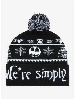Deals ❤️ The Nightmare Before 🎄 Christmas Meant To Be Pom Beanie ⌛