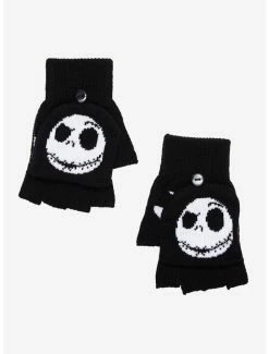Budget ⌛ The Nightmare Before 🎅 Christmas Jack & Bats Convertible Gloves 💯