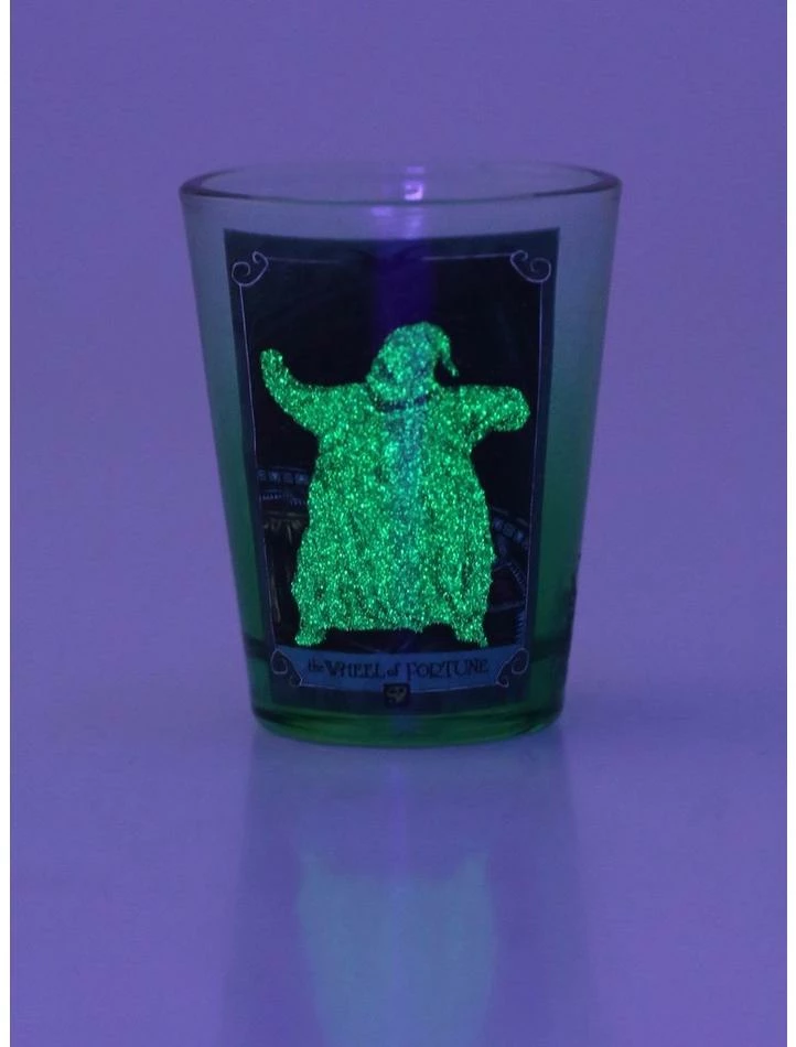 Best Sale โ The Nightmare Before ๐ Christmas Oogie Boogie Blacklight Mini Glass ๐ - Image 2