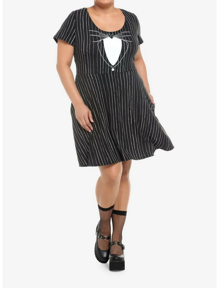 Hot Sale โ The Nightmare Before ๐
Christmas Jack Skellington ๐ Dress Plus Size ๐ฏ - Image 2