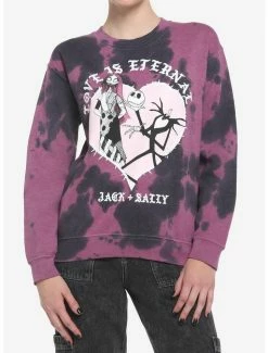 Best reviews of 🔔 The Nightmare Before 🎄 Christmas Love Is Eternal Tie-Dye 👧 Girls Sweatshirt 👏