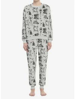 Best reviews of 🔔 The Nightmare Before 🔔 Christmas Characters 👧 Girls Lounge Set ✨