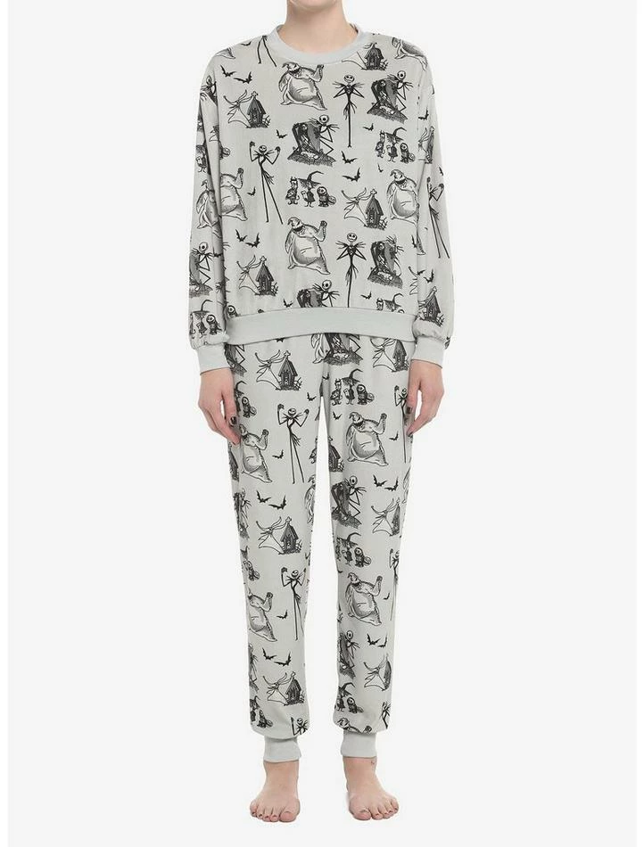 Best reviews of ๐ The Nightmare Before ๐ Christmas Characters ๐ง Girls Lounge Set โจ