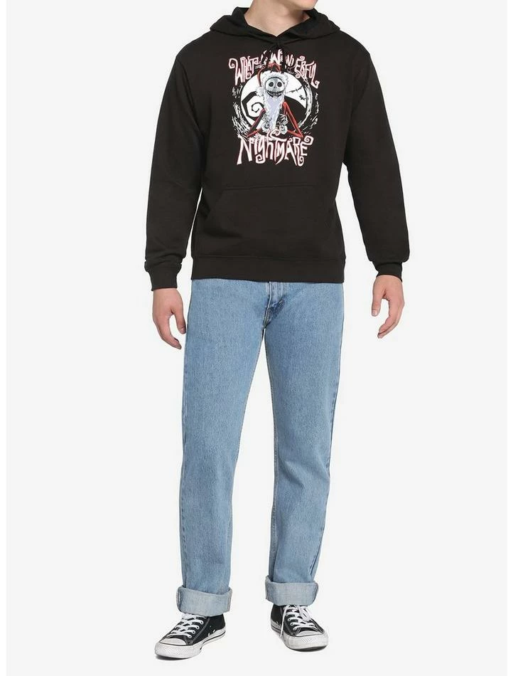 Discount 🛒 The Nightmare Before 🎁 Christmas What A Wonderful Nightmare Hoodie 🔥 - Image 2