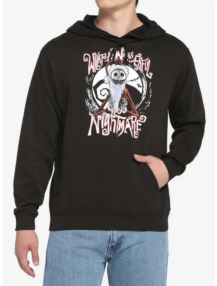 Discount 🛒 The Nightmare Before 🎁 Christmas What A Wonderful Nightmare Hoodie 🔥
