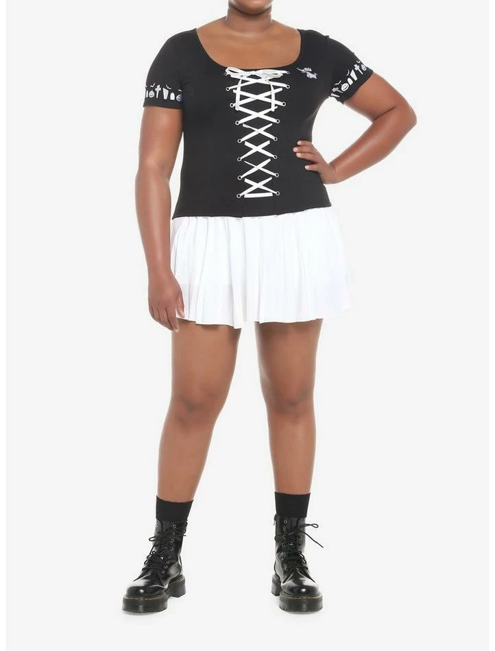 Brand new ๐ฏ The Nightmare Before ๐
Christmas Zero Lace-Up ๐ง Girls Top Plus Size ๐ - Image 2