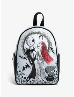 Outlet 💯 Her Universe The Nightmare Before 🎄 Christmas Jack & Sally Eternally Yours Mini 🎒 Backpack 🔔