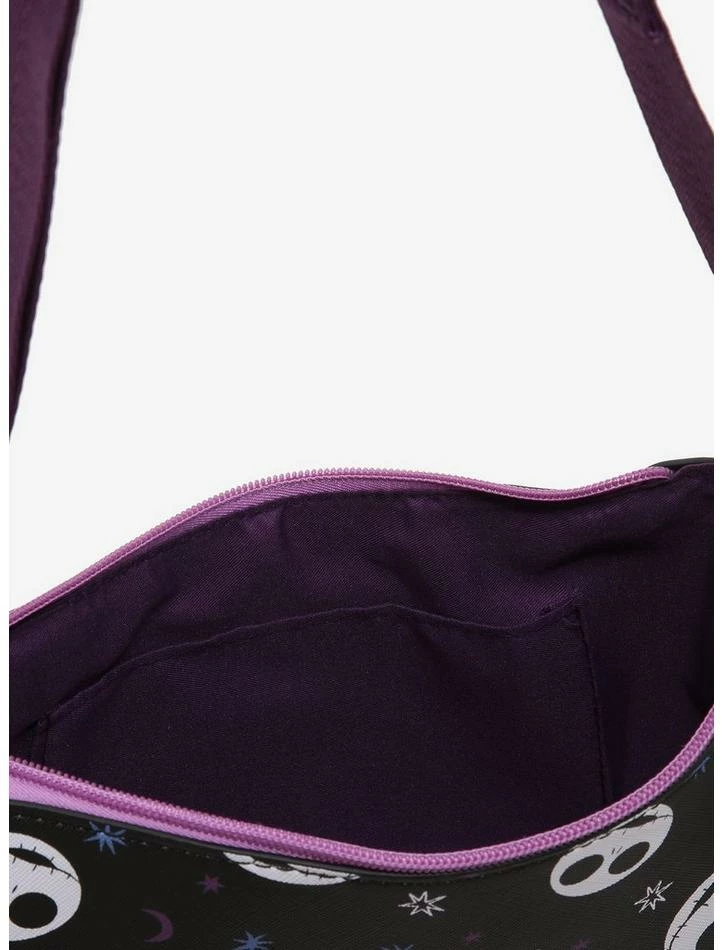 Discount 🎁 The Nightmare Before 🎁 Christmas Jack Purple Crossbody Bag With Coin Purse ⭐ - Image 3