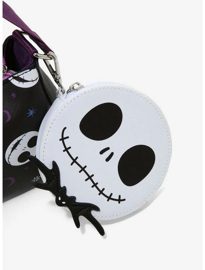 Discount 🎁 The Nightmare Before 🎁 Christmas Jack Purple Crossbody Bag With Coin Purse ⭐ - Image 4