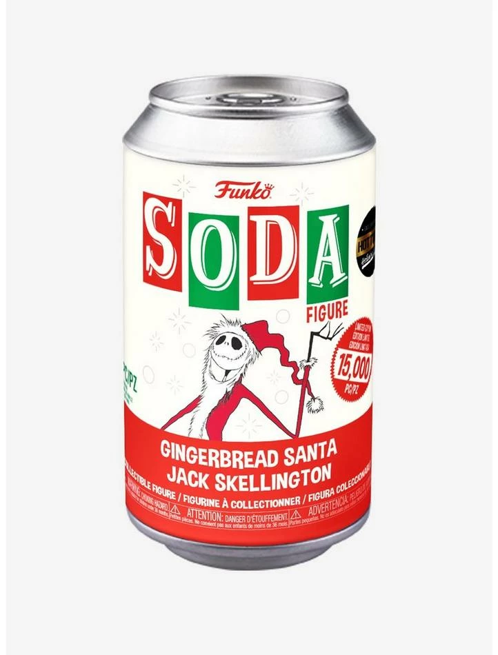Deals ๐ Funko The Nightmare Before ๐ Christmas Soda Gingerbread Santa Jack Skellington Vinyl Figure Hot Topic 2022 Exclusive ๐ - Image 3
