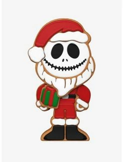 Deals 😍 Funko The Nightmare Before 🎄 Christmas Soda Gingerbread Santa Jack Skellington Vinyl Figure Hot Topic 2022 Exclusive 🛒
