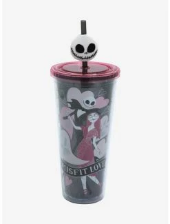 Cheap 😍 The Nightmare Before 🎅 Christmas Misfit Love Acrylic Travel Cup 👍