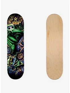 Hot Sale 🥰 Funko The Nightmare Before 🎁 Christmas Oogie Boogie Neon Skateboard Deck Hot Topic Exclusive 🥰