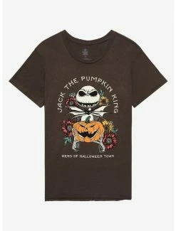 Top 10 ⭐ The Nightmare Before ❄ Christmas Jack Floral 👧 Girls T-Shirt Plus Size 🎁