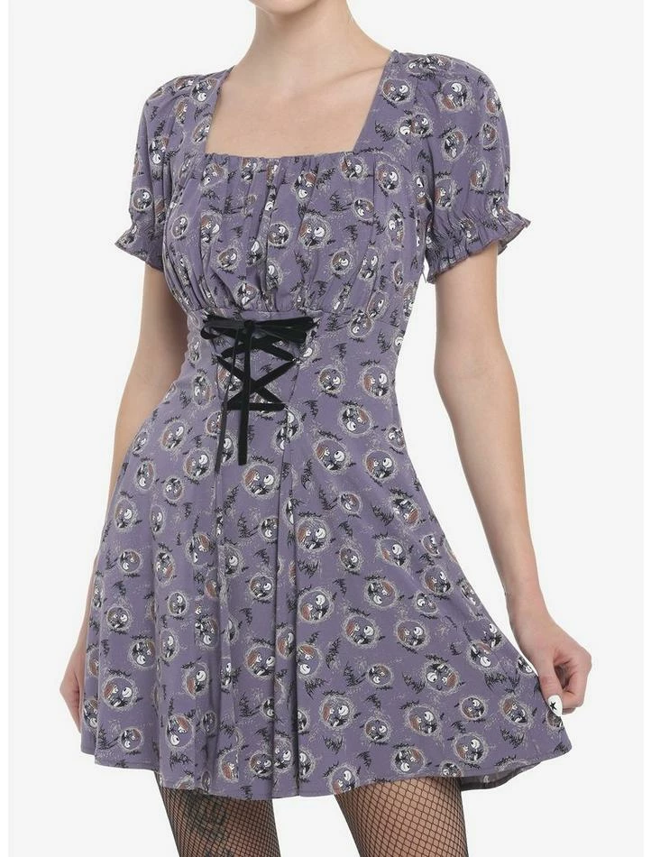 Cheapest 🛒 Her Universe The Nightmare Before 🎅 Christmas Jack & Sally Corset 👗 Dress 🔔