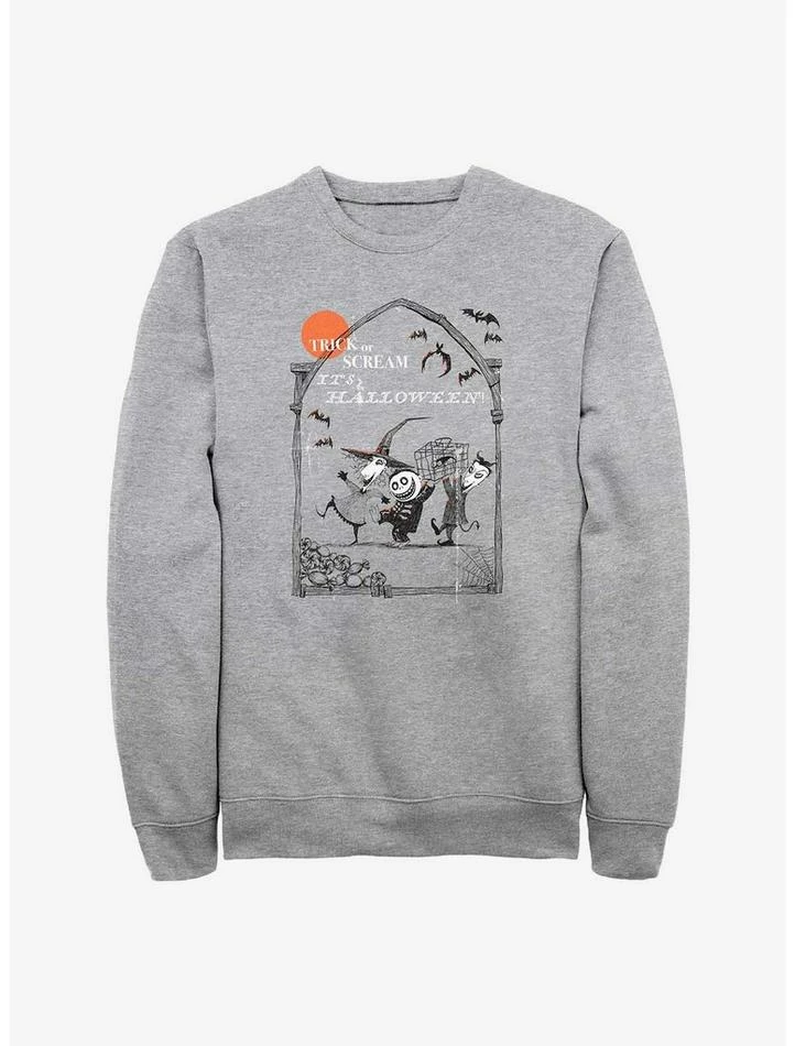 Deals ๐ The Nightmare Before ๐ Christmas Trick Or Scream Sweatshirt โ๏ธ