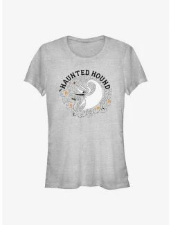 Cheapest 😉 Disney The Nightmare Before 🎄 Christmas Zero Haunted Hound 👧 Girls T-Shirt ⭐