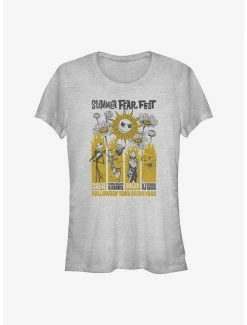 Cheap 🔔 Disney The Nightmare Before 🔔 Christmas ☀️ Summer Fear Fest Poster 👧 Girls T-Shirt 🤩