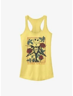 Coupon 😍 Disney The Nightmare Before 🎄 Christmas Jack Roses 👧 Girls Tank 🤩