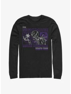 Buy 😀 Disney The Nightmare Before 🎅 Christmas What's This Long-Sleeve T-Shirt 🤩