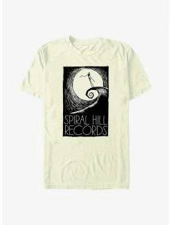 Best reviews of 💯 Disney The Nightmare Before 🔔 Christmas Spiral Hill Records T-Shirt 😀