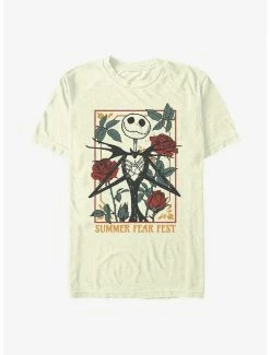 Cheapest 🧨 Disney The Nightmare Before 🎄 Christmas Jack Roses T-Shirt 🎁