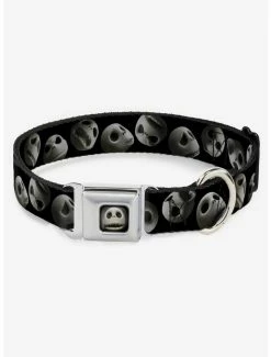 Coupon 💯 Disney Nightmare Before 🔔 Christmas Jack Expressions Staggered Seatbelt Buckle 🦮 Dog Collar 🌟