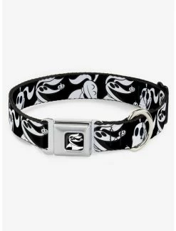 Best Sale 😀 Disney Nightmare Before 🎅 Christmas Zero Expressions Seatbelt Buckle 🐶 Dog Collar 🔔