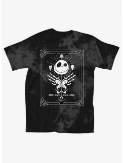 Best reviews of 🔔 The Nightmare Before 🎄 Christmas King Jack Tie-Dye Boyfriend Fit 👧 Girls T-Shirt 😉