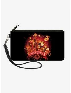 Promo 😍 The Nightmare Before ❄ Christmas Xmass Zip Wallet 🔔