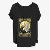 Cheap ❤️ Disney The Nightmare Before 🎄 Christmas Lovers Tarot 👧 Girls T-Shirt Plus Size 🔔