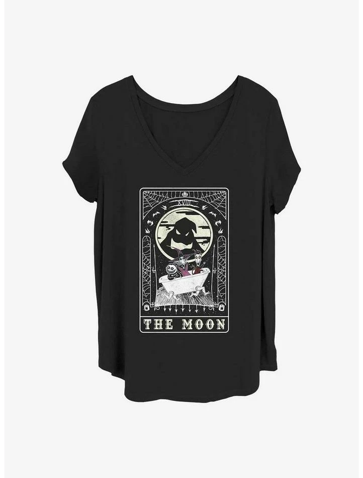 Cheapest 😉 Disney The Nightmare Before 🎁 Christmas The Moon 👧 Girls T-Shirt Plus Size 🎁