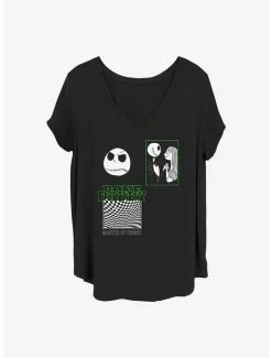 Deals 💯 Disney The Nightmare Before 🎄 Christmas Bone Daddy 👧 Girls T-Shirt Plus Size 👍