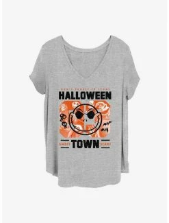 Coupon 🧨 Disney The Nightmare Before 🎁 Christmas 💀 Halloweentown 👧 Girls T-Shirt Plus Size 🛒