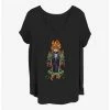 Coupon 🔥 Disney The Nightmare Before 🎅 Christmas Long Live Pumpkin King 👧 Girls T-Shirt Plus Size 🎉