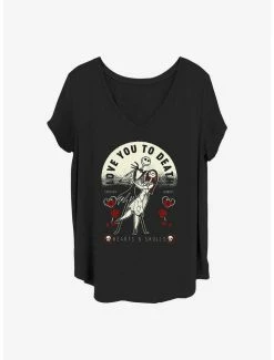 Coupon ❤️ Disney The Nightmare Before ❄ Christmas To Death 👧 Girls T-Shirt Plus Size 👏