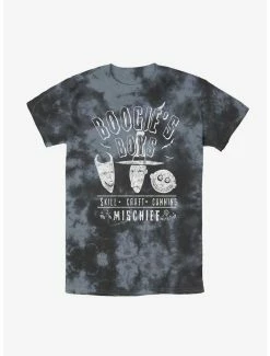 Deals 😀 Disney The Nightmare Before ❄ Christmas Boogie's Boys Mineral Wash T-Shirt 🎉